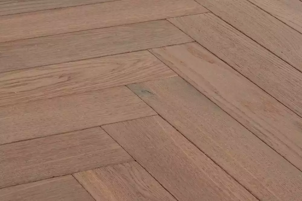 Parquet massif chêne Baton Rompu Gris Pastel (PA66), parquet massif pas cher