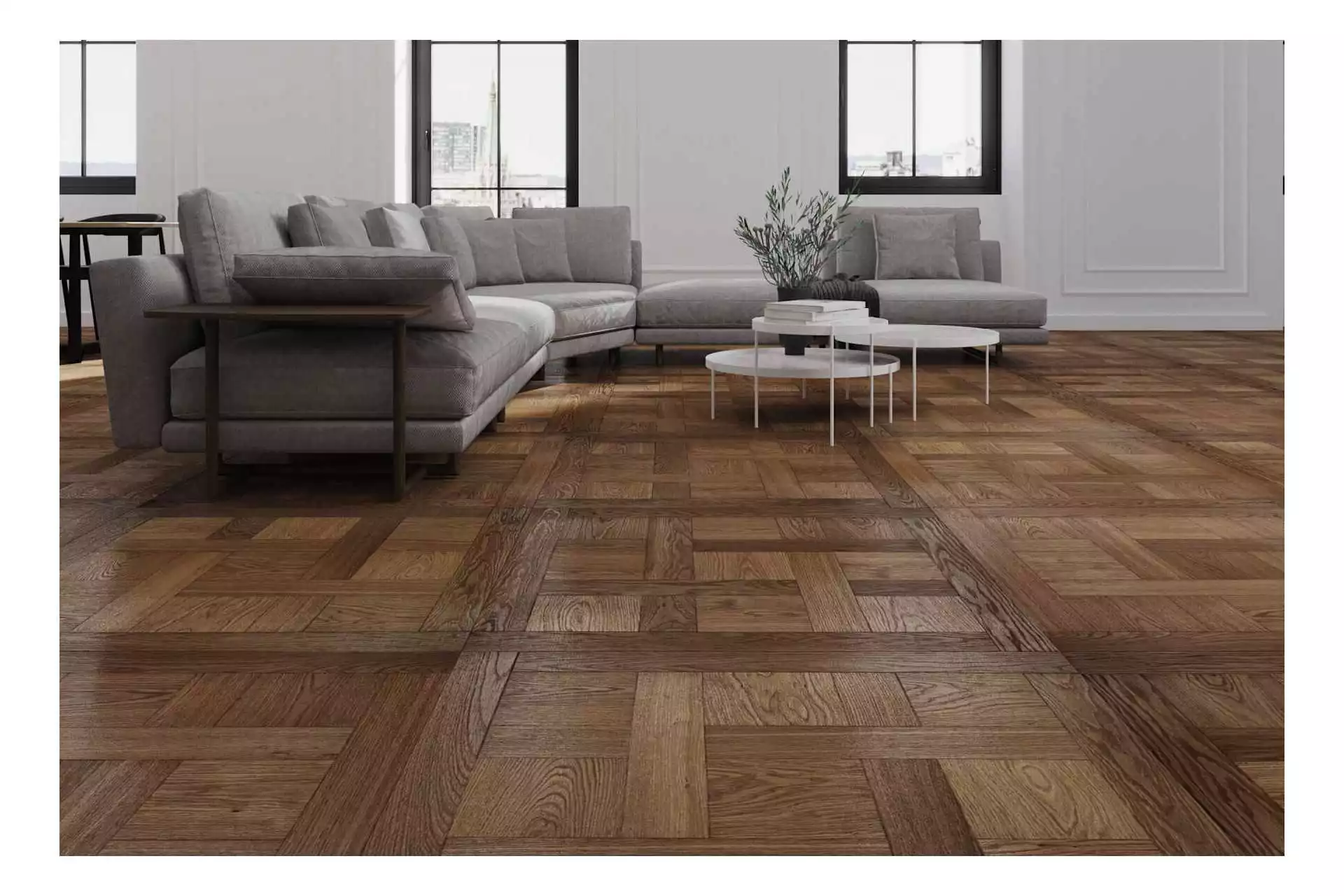 OILED SMOKED PRIME CHANTILLY TILES - Image 1