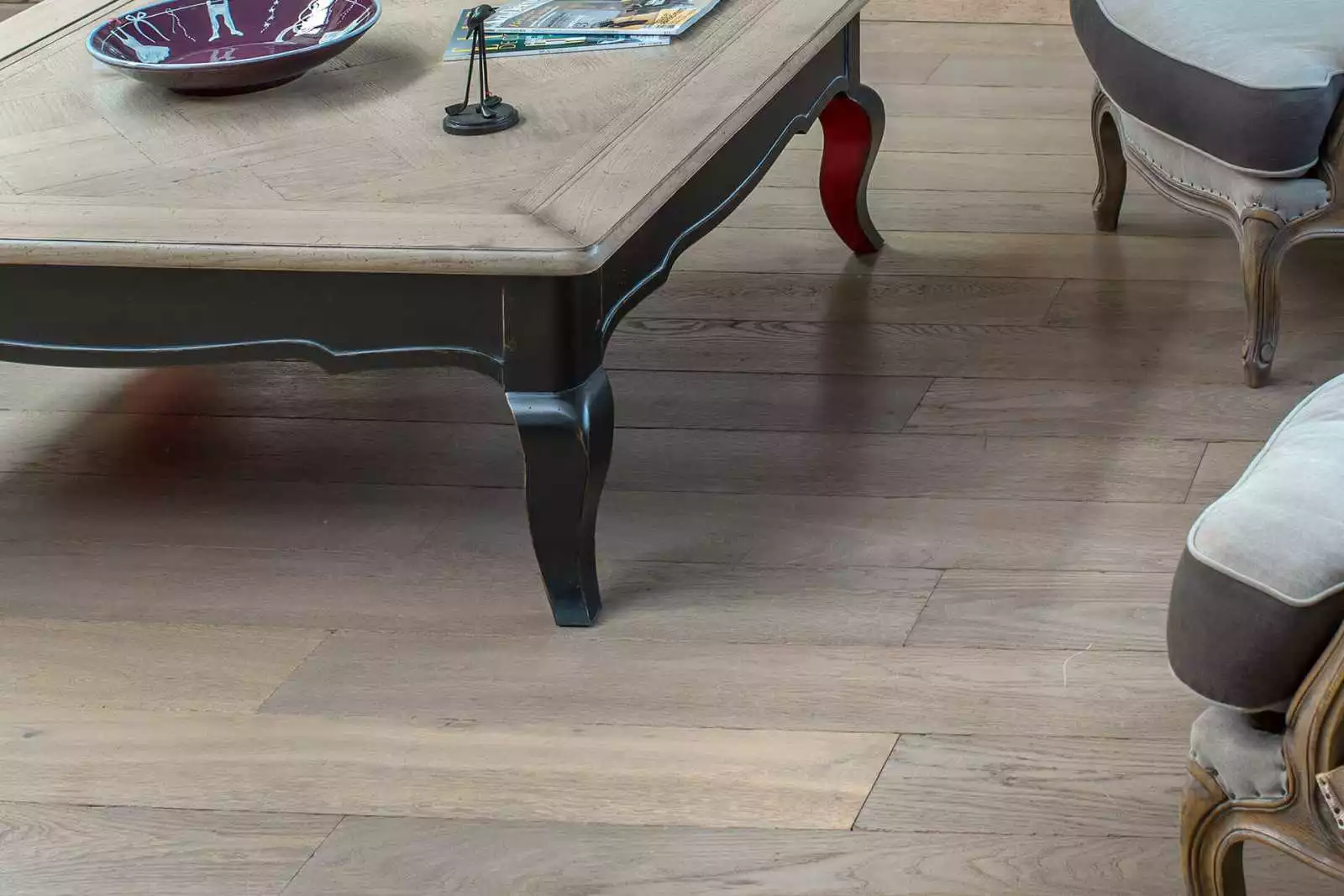 Parquet massif chêne de l'est Chaume Claire - PA1, parquet massif pas cher