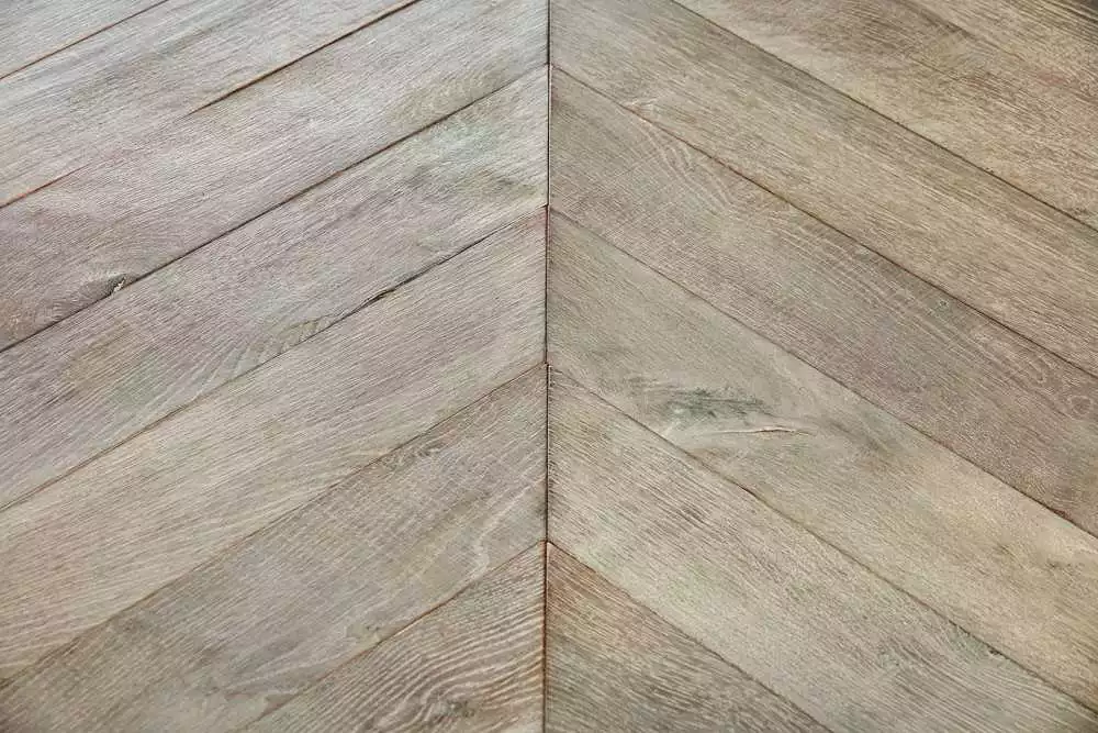 Parquet contrecollé chêne POINT DE HONGRIE CÉLESTE, parquet pas cher