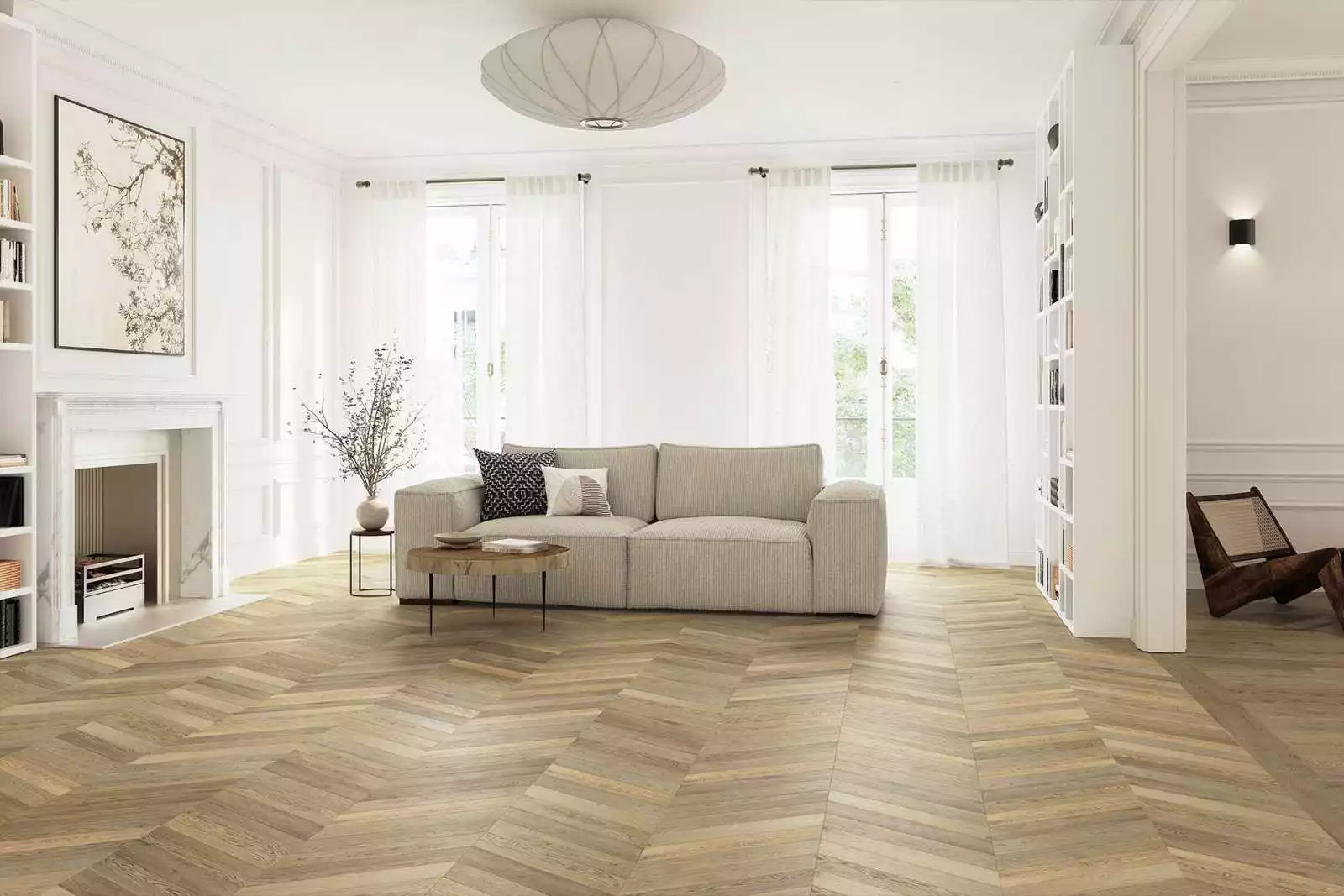 Parquet contrecollé chêne INVISIBLE, parquet pas cher