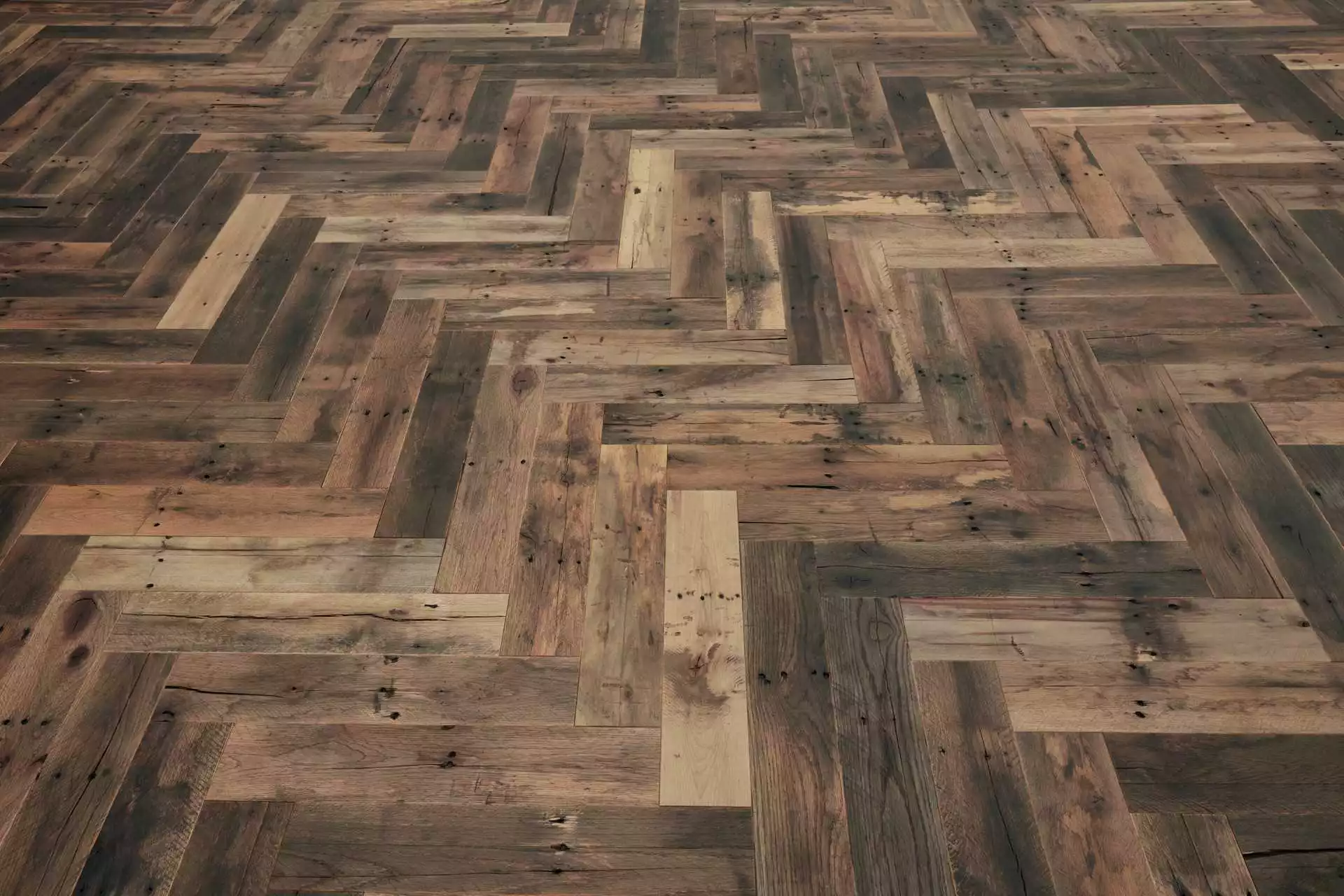RECYCLED CENTENARY OAK HERRINGBONE - Image 1