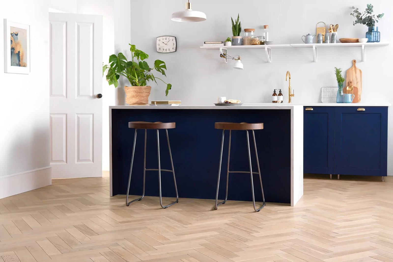 Parquet massif chêne Baton Rompu Nobless Sable, parquet massif pas cher