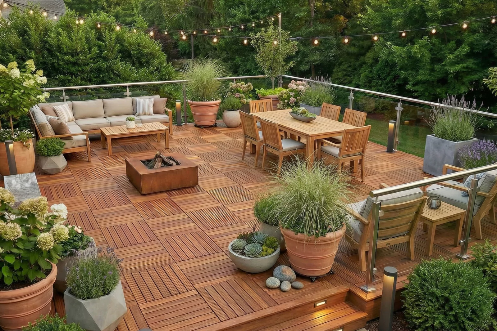 IPE DECKING TILES