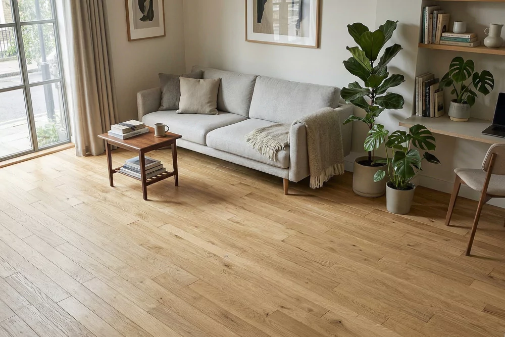 Parquet contrecollé chêne INVISIBLE, parquet pas cher