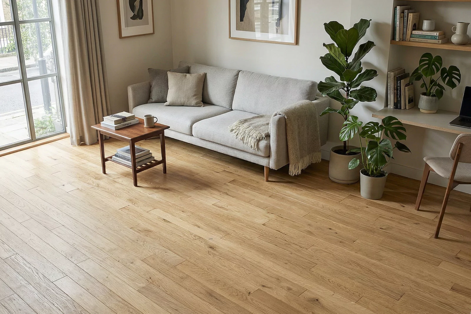 Parquet contrecollé chêne INVISIBLE, parquet pas cher