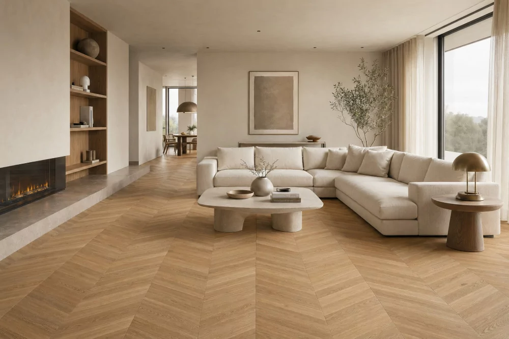 Parquet contrecollé chêne INVISIBLE, parquet pas cher